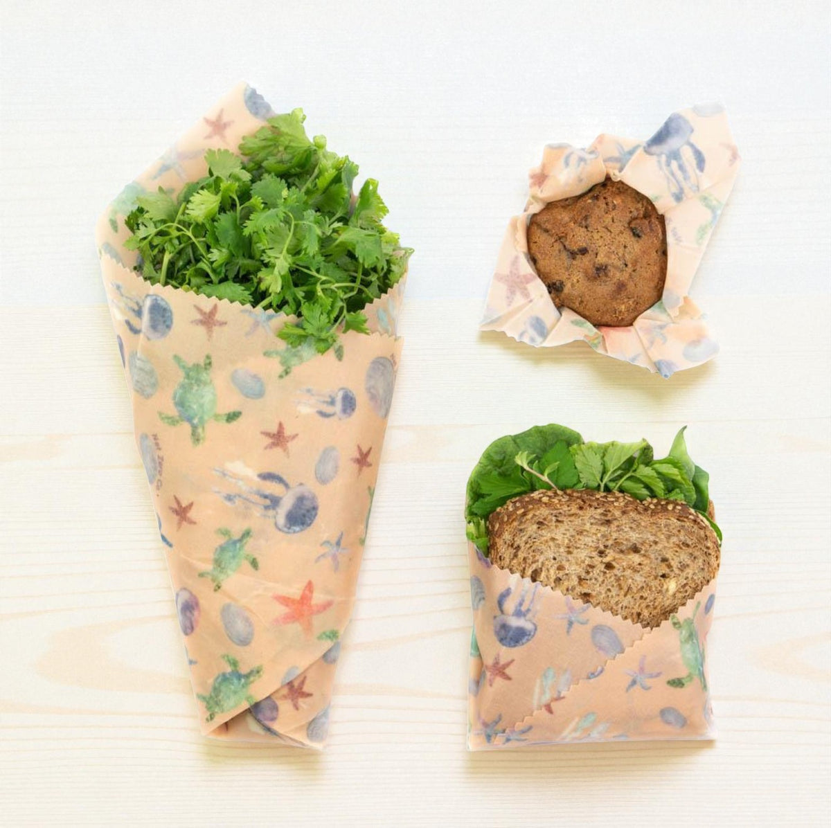 Beeswax Food Wraps - Set of 3