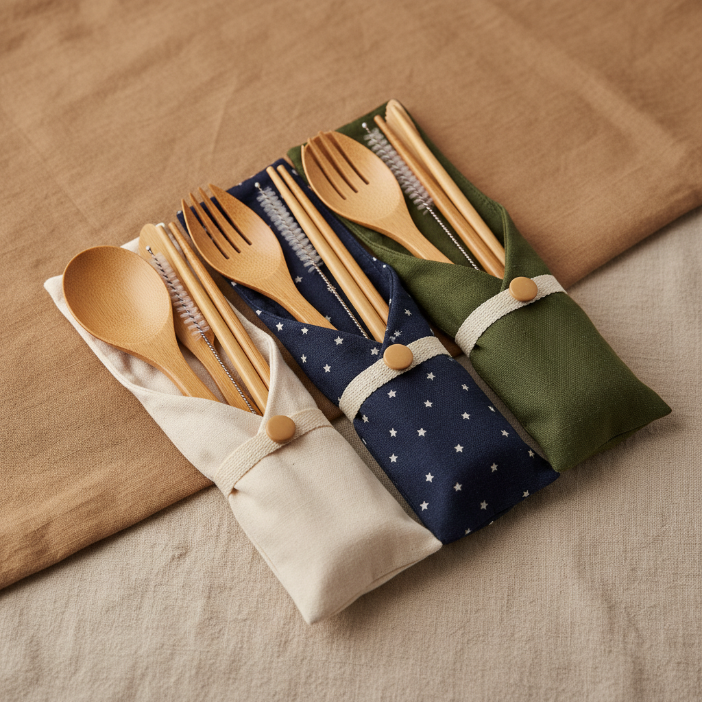Bamboo Cutlery Set